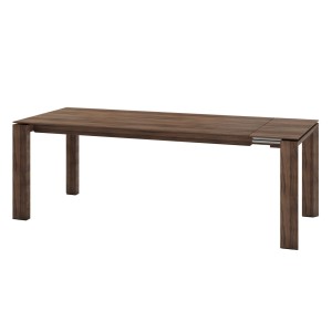 Обеденный стол Альбирео прямоугольный раскладной, шпон, 160 (+40) × 100 см