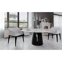 Обеденный стол Адара круглый, керамика матовая, Ø120 см