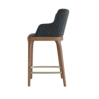 Полубарное кресло Альциона со стёжкой, массив дуба