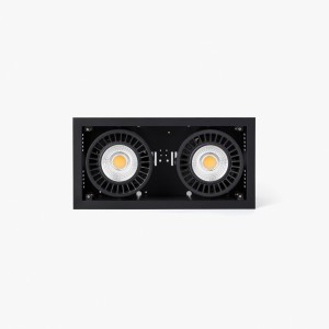 Встраиваемый светильник Colin-2 черный LED 48-72W 2700K 56°