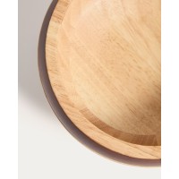 Маленькая миска Milvara из 100% древесины каучукового дерева