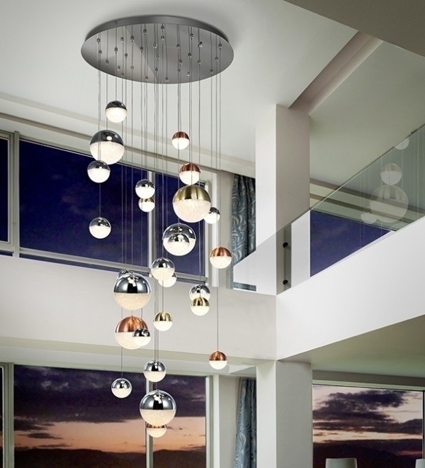 Подвесной светильник Sphere LED 27L Ø80 DIM BLUETOOTH ССТ цветной 500 см