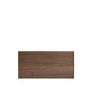 Изголовье Norlen из орехового шпона с темной отделкой и подсветкой 180 x 200