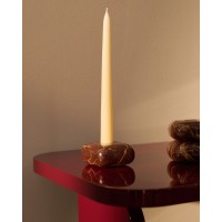 Подсвечник Liren из бордового мрамора, 3 см