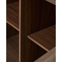 Комод Onix с отделкой из орехового шпона темного цвета, 100 x 80 см