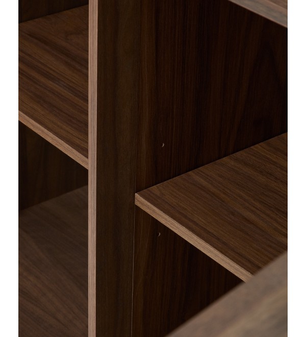 Комод Onix с отделкой из орехового шпона темного цвета, 100 x 80 см