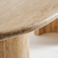 Обеденный стол Thiennes из травертина