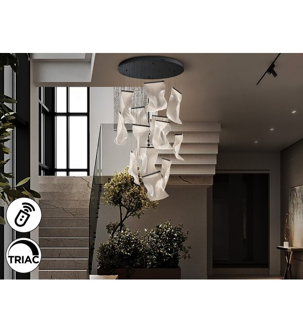 Velos Люстра 13L черная DIMABLE