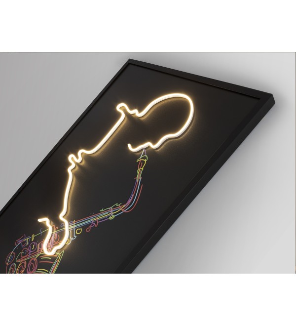 Saxofon Светодиодная картина LED 80X120