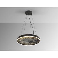 Подвесной светильник Stone CCT- черный LED 60D