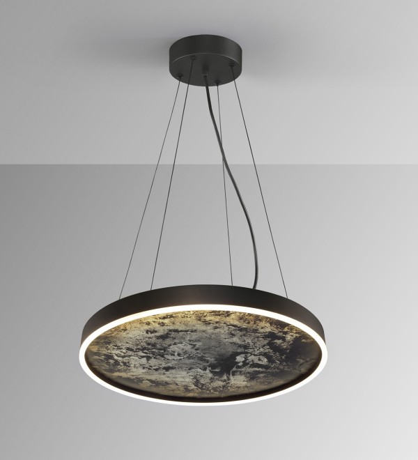 Подвесной светильник Stone CCT- черный LED 60D
