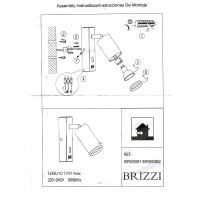 BR08081 Настенный светильник-спот ARAS