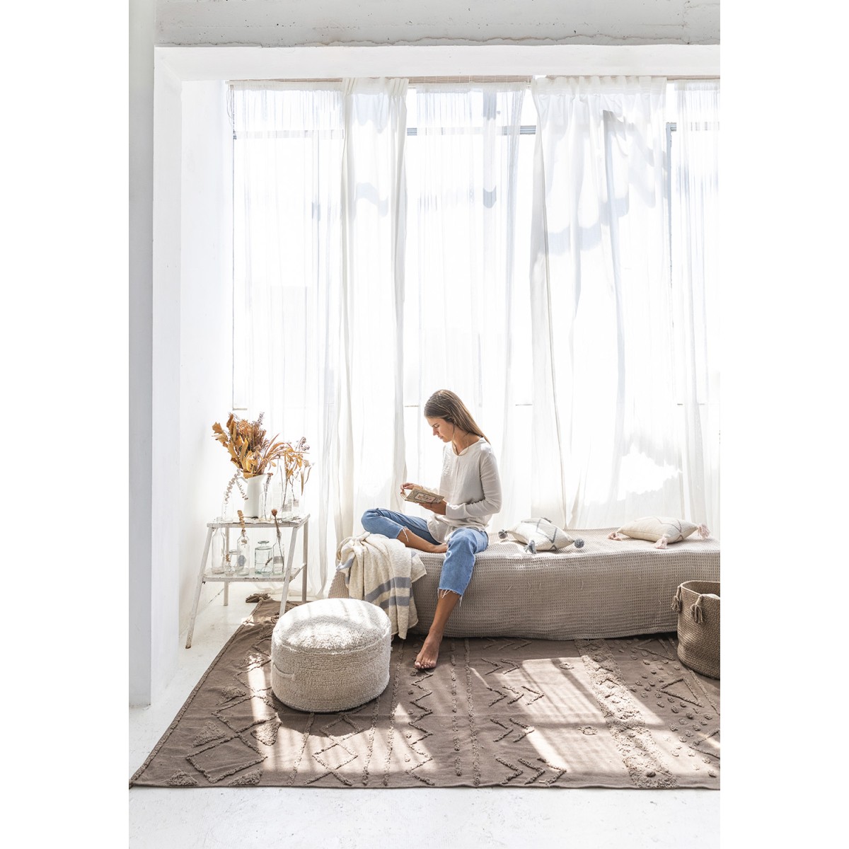 Корзина Древесный коричневая 30*30