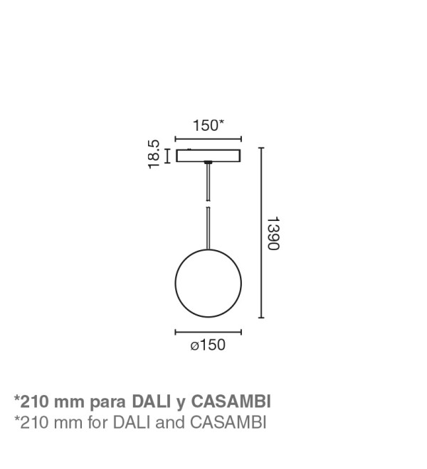 Трековый светильник NESO SLIM UNIK COLGANTE 3000K черный