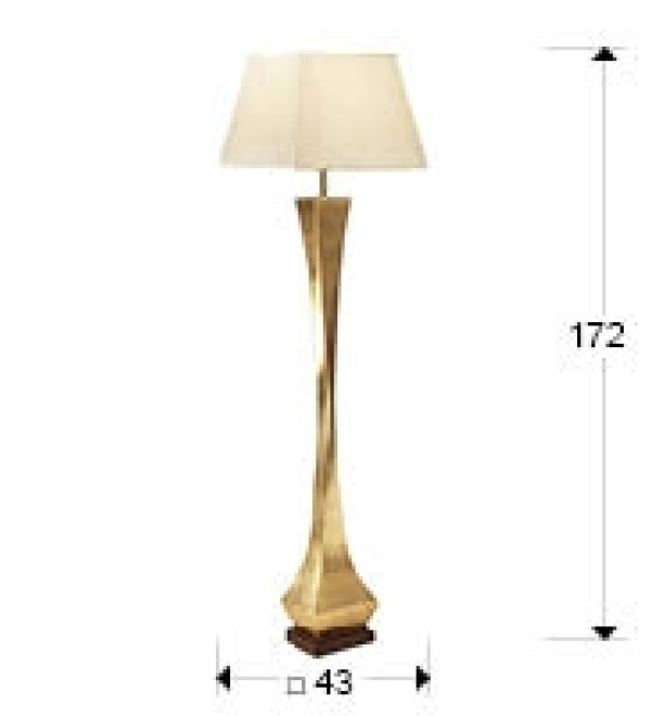 Торшер Deco золотой