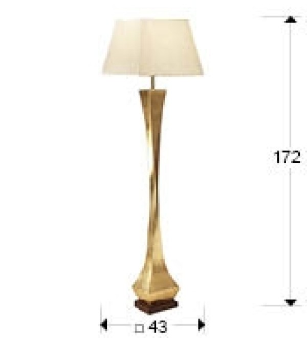 Торшер Deco золотой