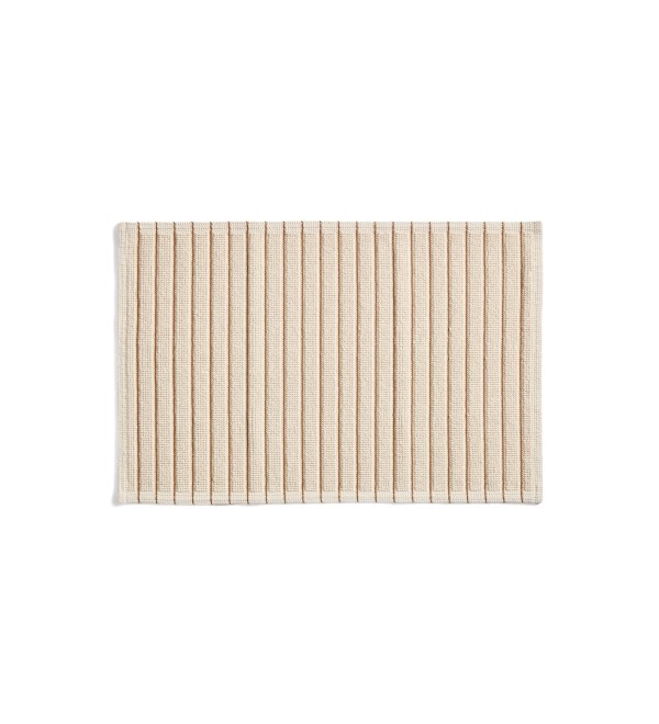 Хлопковый коврик для ванной Merade с оранжевыми полосками, 50 x 80 см