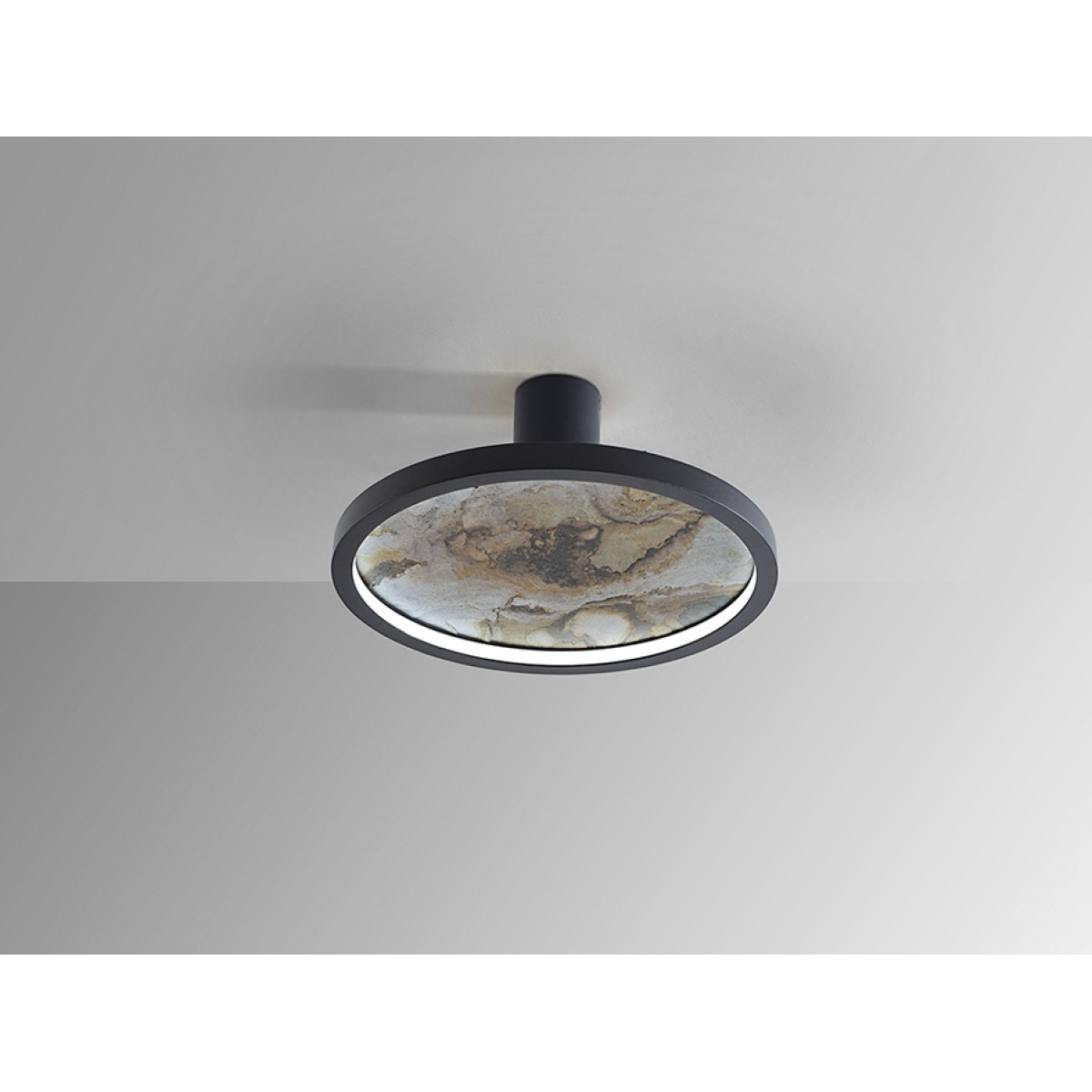Настенный/потолочный светильник Stone CCT- черный LED D30