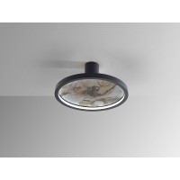 Настенный/потолочный светильник Stone CCT- черный LED D30