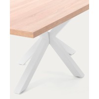 Стол Arya 160x100 белый натуральный
