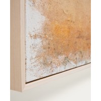 Абстрактная картина Selnar желтая 182 x 47 см