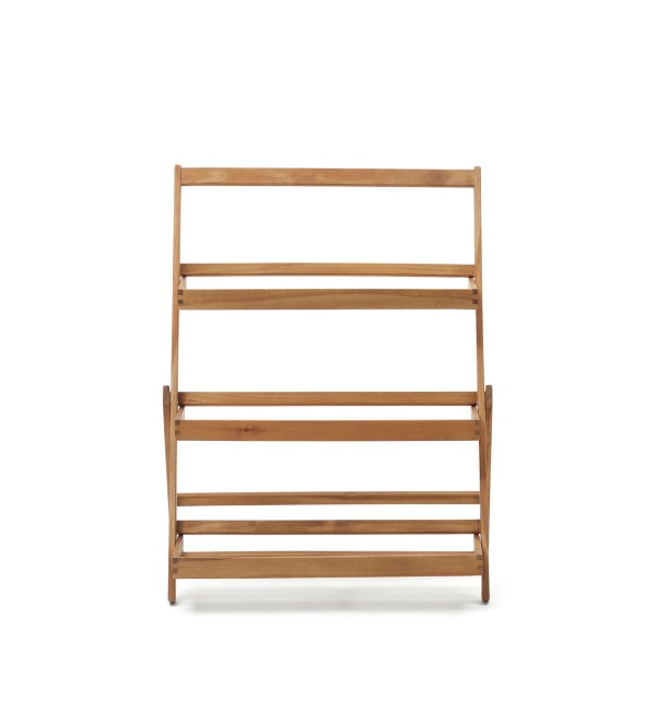 Victora Уличный стеллаж из массива акации 70 x 85 см