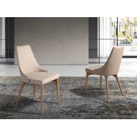 Стул Calidez DC631 /4032 с обивкой из ткани и ножками цвета ореха