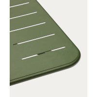 Уличный стол Brai из зеленой оцинкованной стали 70 x 70 см
