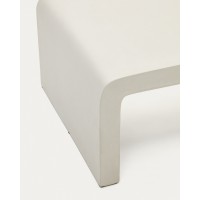 Aiguablava Журнальный столик из белого цемента 135 x 65 см