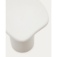Приставной столик из белого цемента Macarella 48 x 47 см