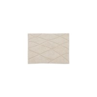 Коврик для ванной Nyana белый хлопковый 50 x 70 см