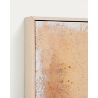 Абстрактная картина Selnar желтая 60 x 90 см