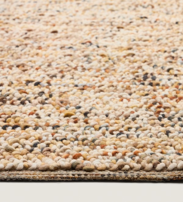 Разноцветный ковер Elanis из шерсти букле 200 x 300см