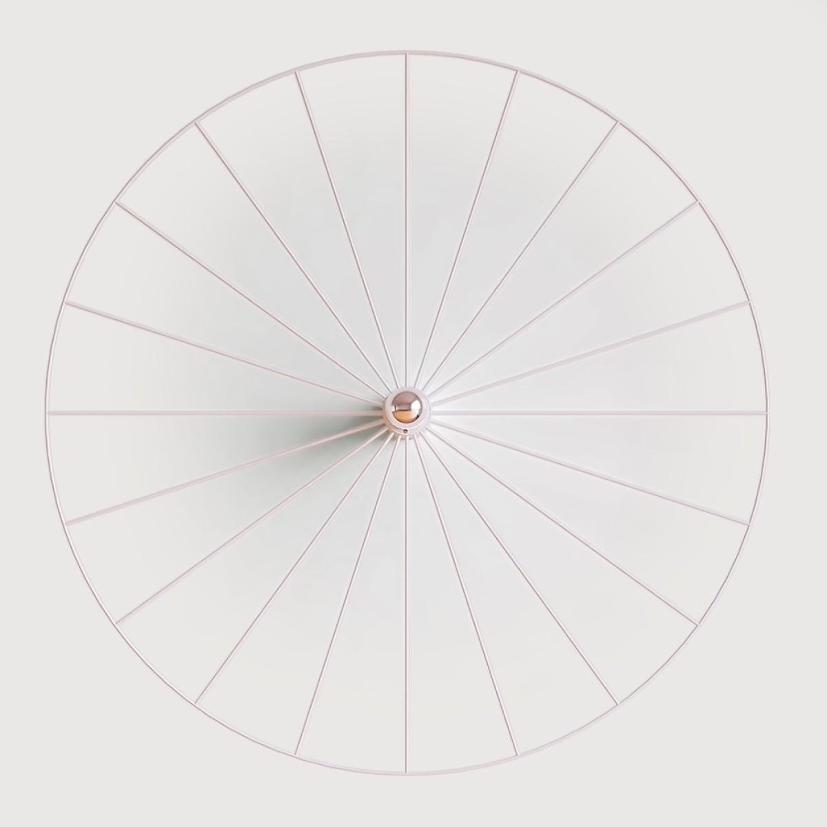 Бра Wheel 90 см белый + цоколь 5 см белый