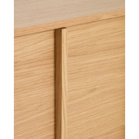Комод Onix с отделкой из дубового шпона натурального оттенка, 100 x 80 см