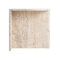 Приставной столик Theuville из травертина 50x50