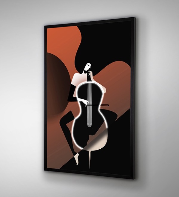 Картина Violonchelo LED 80X120