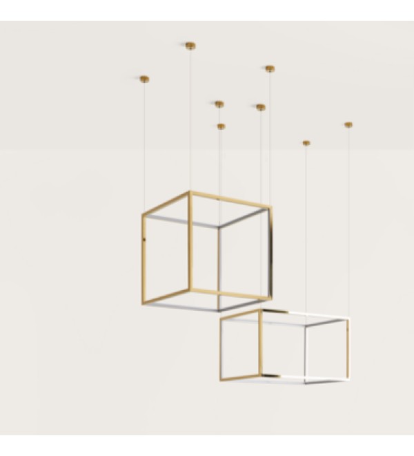 Подвес Cube-X 44 x 44 cm золотой
