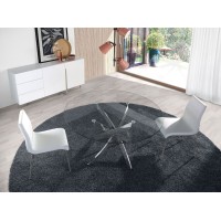 Стол обеденный F2133 /1061 стеклянный Ø140