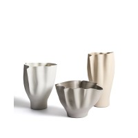 Ваза Nilea из кремовой керамики, 35 см