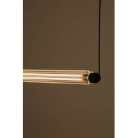 Подвесной светильник LUMINA 900 1L COLGANTE HORIZ черный LED 18W 2200K