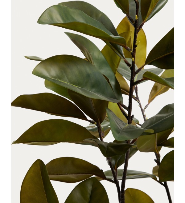 Искусственное растение Magnolia в белом горшке, 160 см