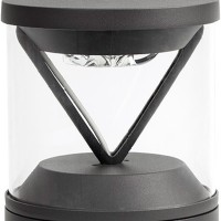 Screen 250 Светильник на столбе темно-серого цвета 4000K, ширина 360° CASAMBI