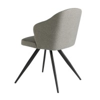 Стул F3208-GRIS /4057 черные ножки