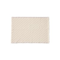 Коврик для ванной Janu из 100% хлопка жаккард цвета экрю 50 x 70 см