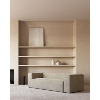 Диван 3-местный Blok бежевый