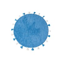 Хлопковый ковер Lillaland COLORFUL BLUE D140