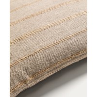 Чехол для подушки Riena бежевого цвета из хлопка и вискозы, 40 x 60 см