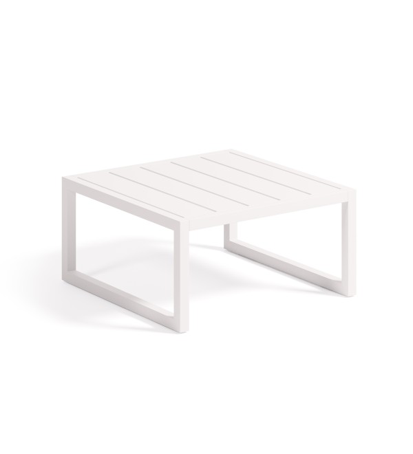 Comova Столик для улицы из белого алюминия 60 x 60 см