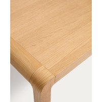 Раздвижной стол Erisia из массива дуба с натуральной отделкой, 200 (280) x 100 см